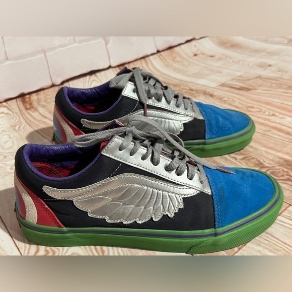 Vans Old Skool Marvel Captain America Wings Skate Shoes Men - Picture 2 of 11